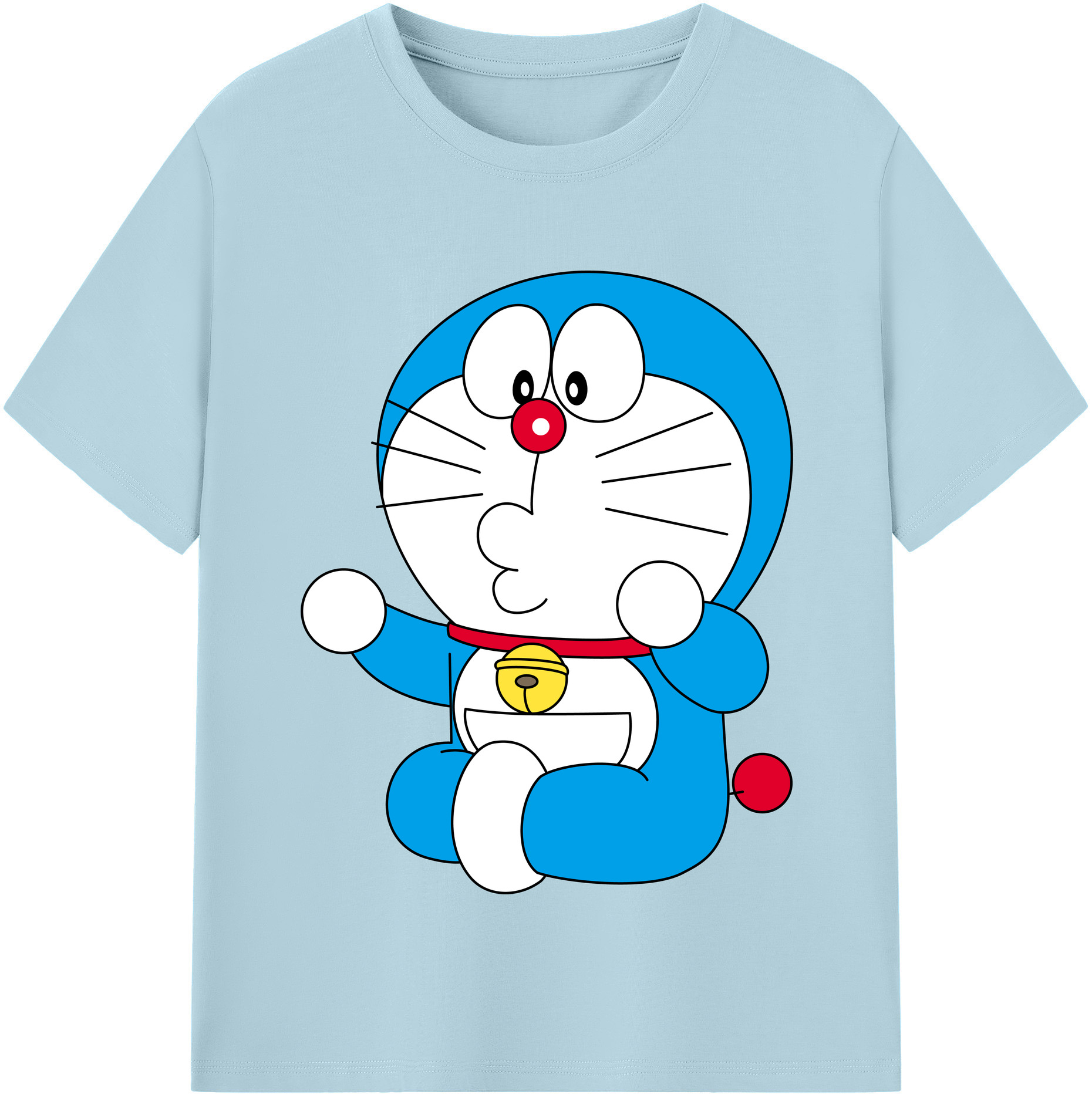 （画像用） ドラえもん Doraemon 綿100％半袖Tシャツ（フロントプリント）